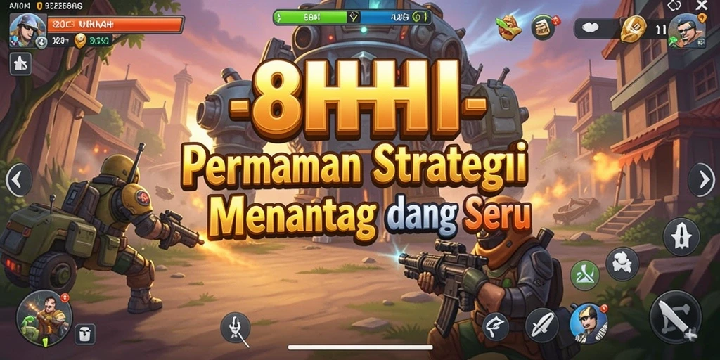 Tampilan menarik dari gameplay 8HHH yang menegangkan.