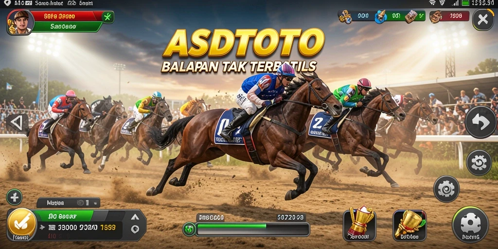 Tampilan menarik dalam gameplay Racing ASDTOTO yang memukau.