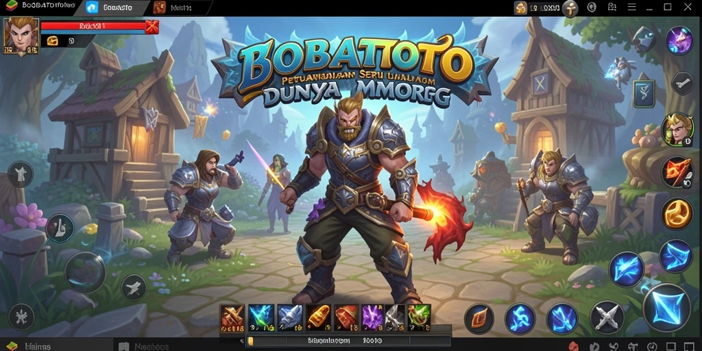 Gameplay seru di BOBATOTO, dunia MMORPG yang luas.