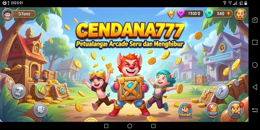 Tampilan gameplay seru dari CENDANA777 yang menantang dan penuh warna.