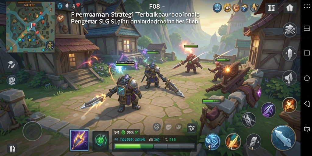 Screenshot menampilkan aksi strategi mendalam dalam F08 dengan gameplay yang dinamis.