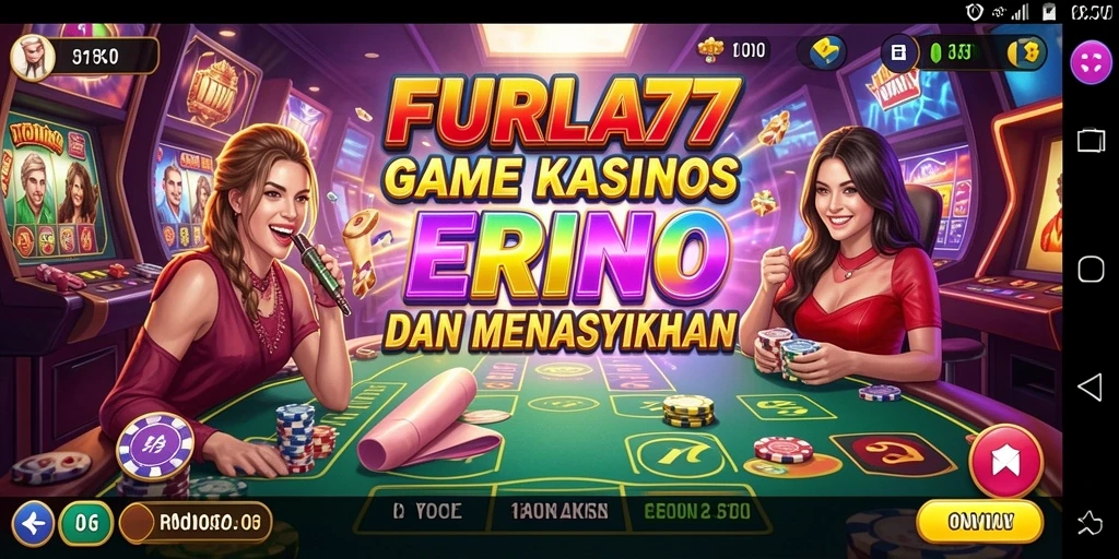 Tampilan screenshot utama FURLA77 menampilkan kasino virtual yang memukau.