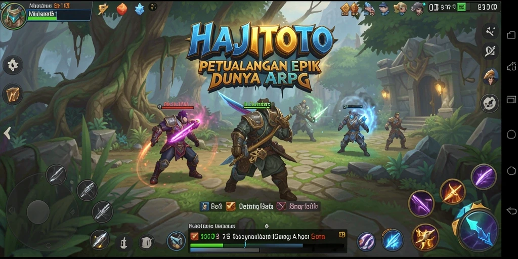 Tampilan gameplay mendebarkan di dunia magis HAJITOTO.