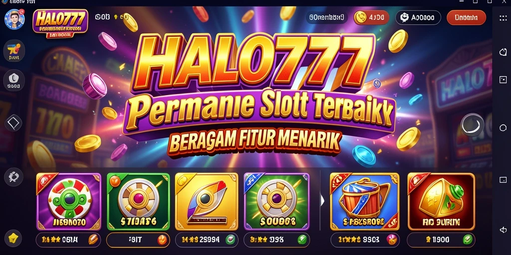 Tampilan gameplay Slot yang seru dan menghibur di HALO777.