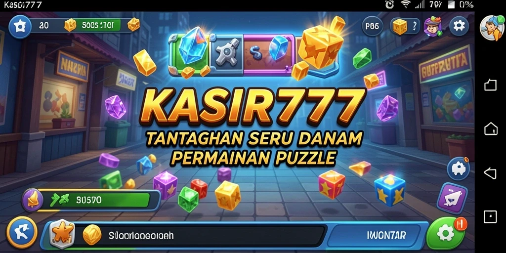Screenshot gameplay KASIR777 menampilkan keasyikan menyelesaikan teka-teki.