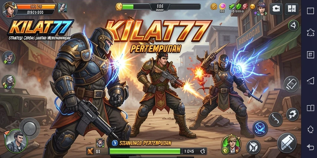Tampilan gameplay KILAT77 yang seru dan strategis.