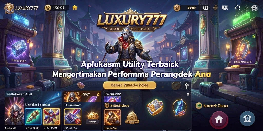 Tampilan antarmuka pengguna LUXURY777 yang intuitif dan mudah digunakan.