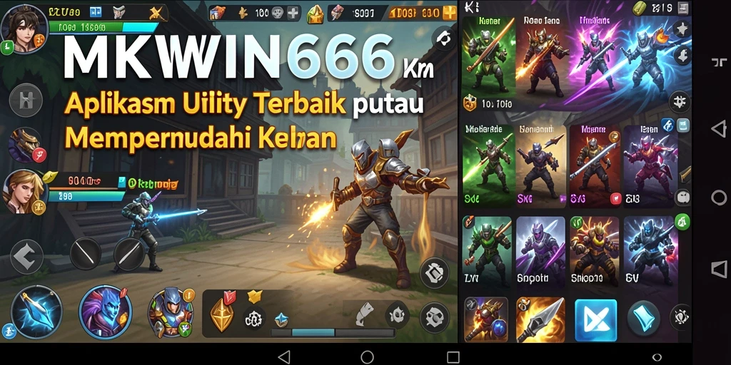 Tampilan screenshot dari MKWIN666 yang menunjukkan antarmuka pengguna yang intuitif.