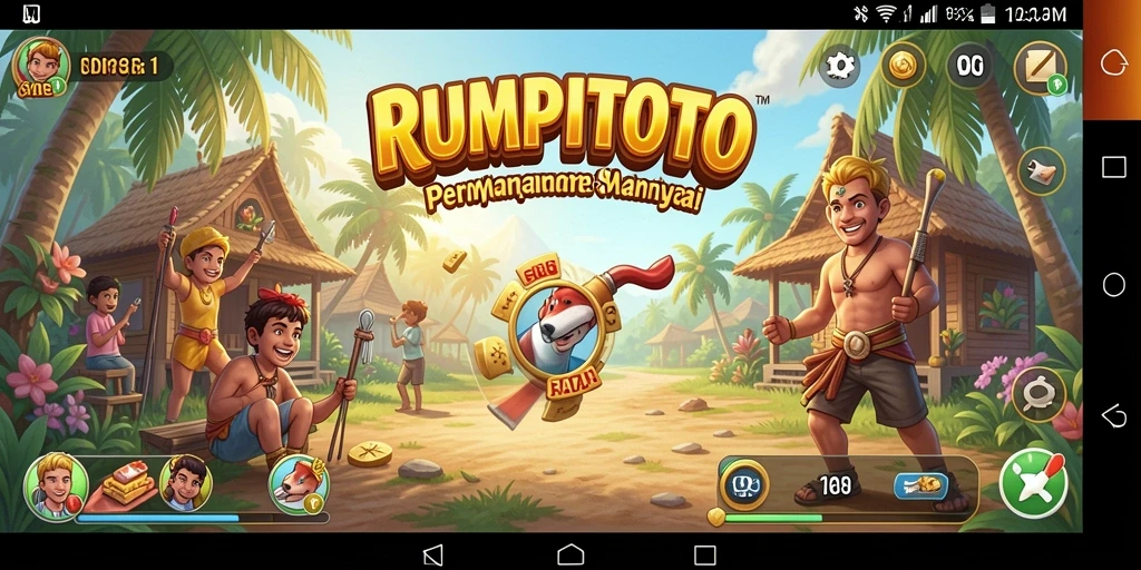 Gameplay RUMPITOTO yang menghibur dan menyenangkan.