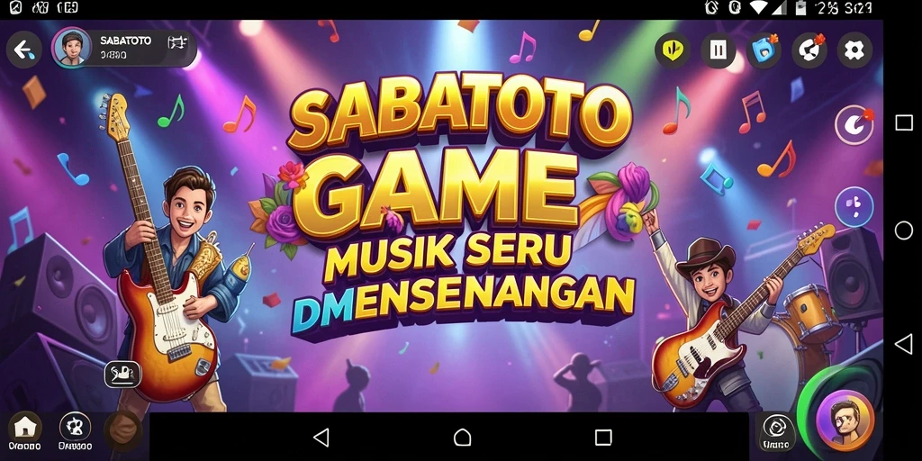 Tampilan gameplay SABATOTO yang menarik dan penuh warna.